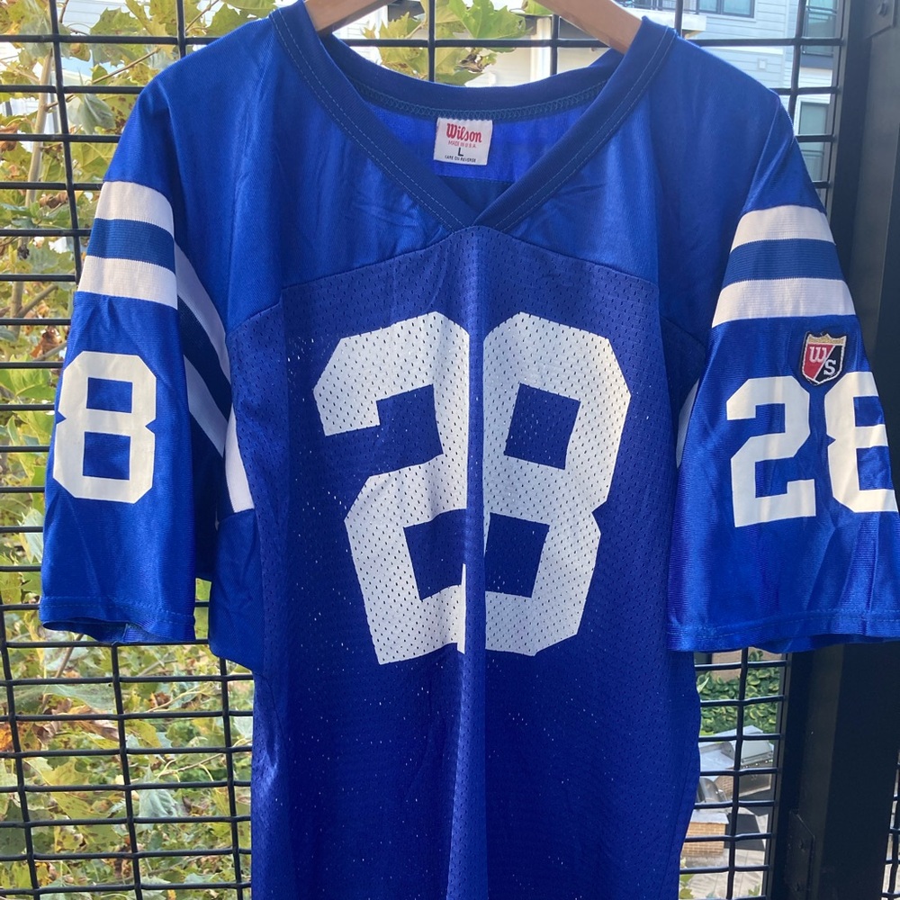 Vintage ‘90s Wilson NFL Indianapolis Colts Marshall Faulk Jersey
